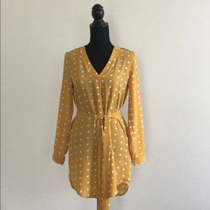 Forever21 Shirt Dress Long Sleeve Women